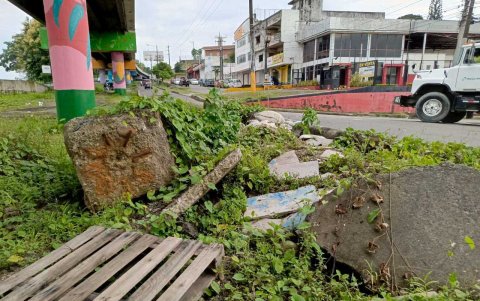 Pedido. La ciudadanía hace un llamado a las autoridades que ejecuten acciones en torno a esta estructura.