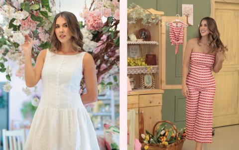 Desde vestidos hasta sets de diferentes estampados son parte de la colección.