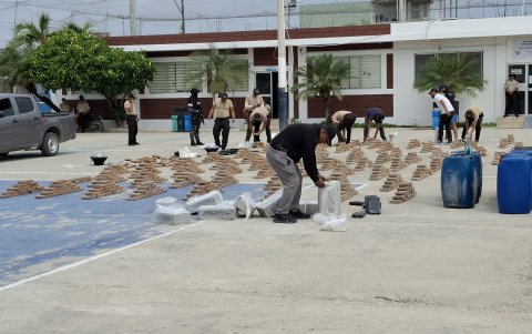 Ecuador ha tenido una histórica incautación de droga.