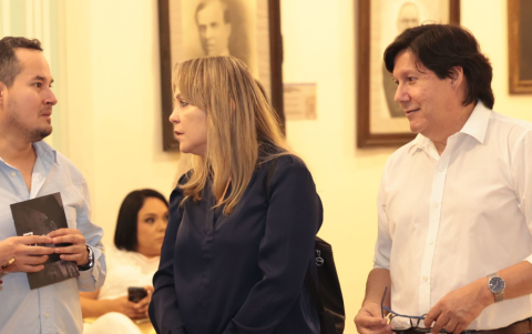 Anthony Arrobo, Karina Nogales y Daniel Cantos.