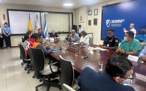 El COE cantonal de Guayaquil sesionó la mañana de este 5 de mayo en Segura EP