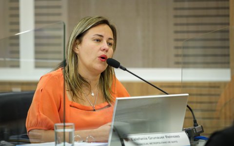 Estefanía Grunauer es parte de los ediles que han apoyado al oficialismo. Su nombre suena como posible candidata al puesto de vicealcaldesa por este grupo.
