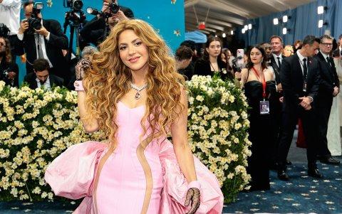 Shakira en la Met Gala 2025.