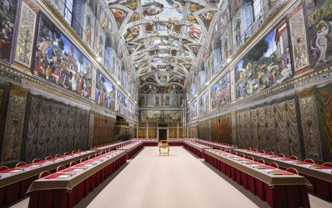 Los 133 cardenales que elegirán al nuevo papa se encerrarán desde mañana en la Capilla Sixtina