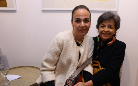 Melina Portilla y Consuelo Cabezas.