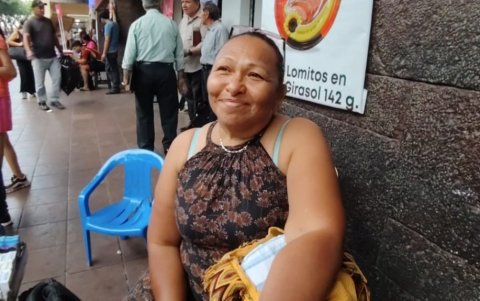 Editsa Ramírez recuerda la difícil situación que la obligó a dejar su hogar.