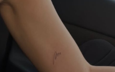 El tatuaje que se hizo Ana Paula.