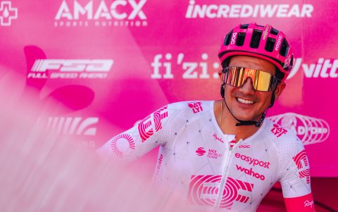 Richard Carapaz es el líder del EF Education-EasyPost.