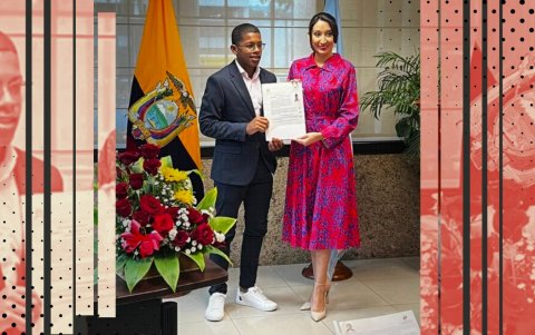 Luis Fragozo ya cuenta con la nacionalidad ecuatoriana.