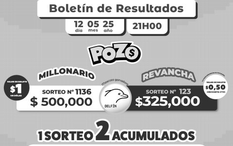 BOLETIN POZO 1136, REVANCHA 123 LUNES 12 MAYO 2025