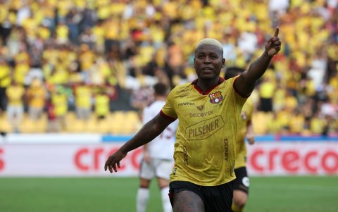 El delantero Gabriel Cortez ha marcado goles importantes en los últimos partidos de Barcelona.