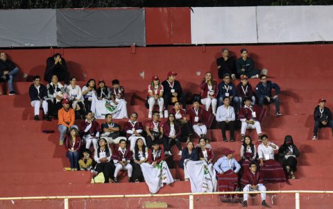 El Ponchito tuvo el apoyo de su hinchada en Santa Fe, liderado por Luis Chango, presidente vitalicio del club.