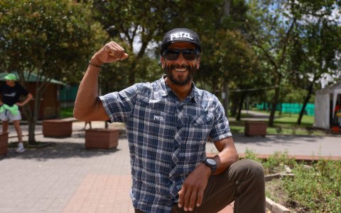 Nicolás Miranda viajó desde Ecuador a finales de abril rumbo a Nepal.