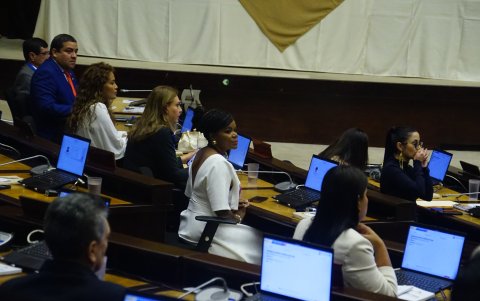 Asambleístas del correísmo gritaron 