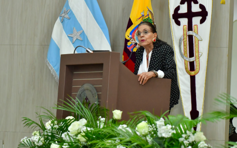 Silvia Barragán Medina ofreció unas palabras en nombre de la familia.