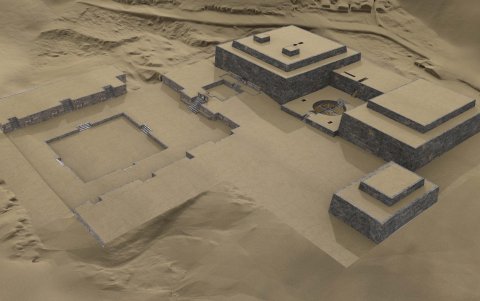 Representación de la cámara o galería donde se descubrieron los utensilios para drogarse.