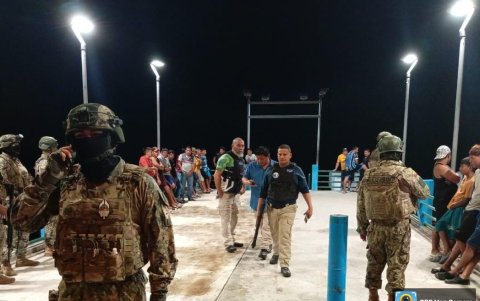 Personal de las Fuerzas Armadas ha permanecido en el sitio recabando información para dar con los atacantes.