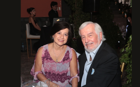 Inés de Baquerizo y Lalo Baquerizo.