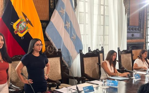 Sesión de Concejo en el Municipio de Guayaquil.