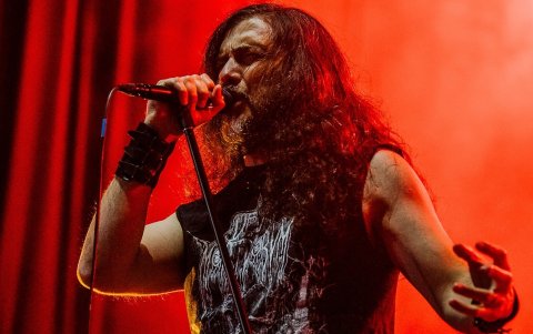 Claudio Carrasco, cantante de Poema Arcanus, de Chile, grupo ícono del doom latinoamericano.