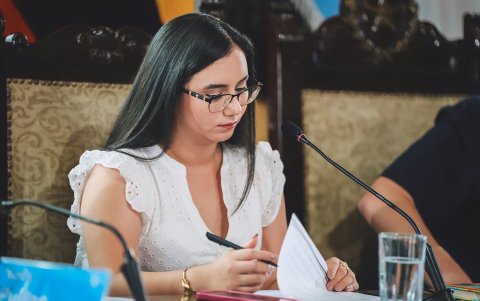 Blanca López aseguró el pasado 15 de mayo, durante la sesión de Concejo, que seguirá siendo concejal durante este periodo.