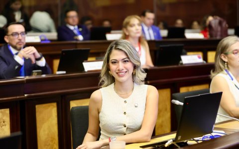 La legisladora del correísmo Christina Jácome aseguró que existe un listado con la conformación de las comisiones que este 16 de mayo intentarán presentar al Pleno.