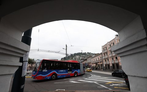 La ruta hacia el sur de la ciudad parte de la estación de Santo Domingo.