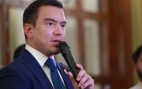 Daniel Noboa envió el proyecto de ley a la Asamblea Nacional mientras se encontraba en el Vaticano, para la ceremonia de inicio del pontificado de León XIV.