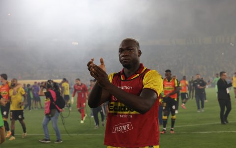 Felipe Caicedo, delantero ecuatoriano.