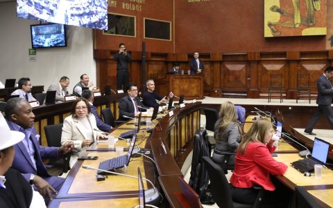 El correísmo reclamó que el secretario de la Asamblea bloqueó la solicitud y no dio trámite al pedido para inscribir la bancada de la Revolución Ciudadana.