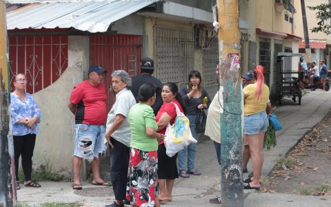 Los moradores del sector están llenos de miedo por lo ocurrido
