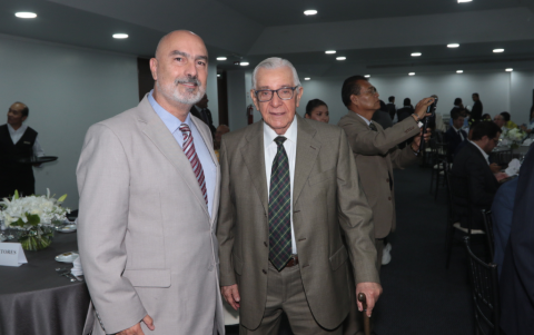 Nicolás Parducci y Jorge Egas Peña.