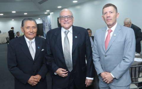 Abel Chiquito, Walter Egas y Marcelo Murillo.