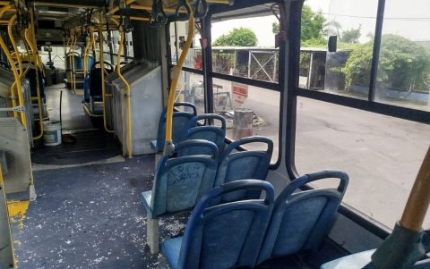 La unidad de la Metrovía fue afectada en la parada Coliseo Cerrado, perteneciente a la Troncal 2.