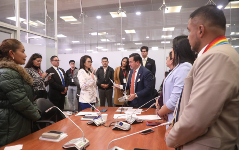 Los oficialistas Nataly Morillo y Ferdinan Álvarez dirigen la Comisión de Fiscalización de la Asamblea.