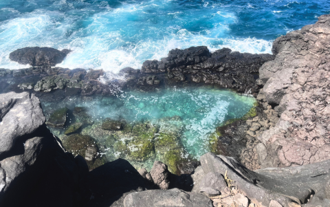Isla Española en el archipiélago de Galápagos.