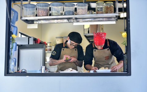 La cata incluye algunos de los platos que los influencers prepararon durante su estadía en Masterchef.
