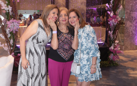 Vivian Castro, Cecilia Castro y Verónica Castro.