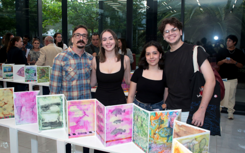 Andrés Jiménez, Valeria Jiménez, Luciana Amores y Paulo Silva.