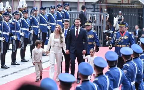 Un dúo que combinó lo clásico con la modernidad.