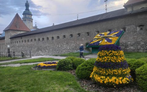 Ciudad. En Leópolis la presencia de la guerra sigue siendo palpable.