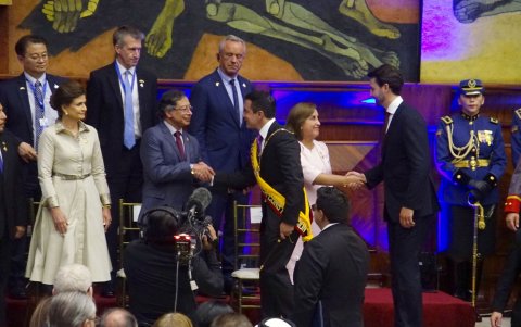 Daniel Noboa asumió nuevo manda