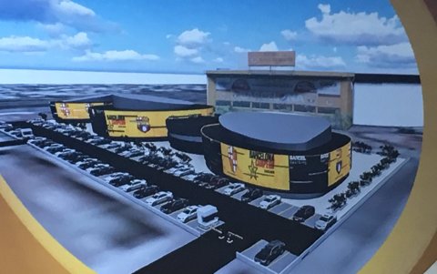 EL Mallnumental estará en la entrada principal del estadio Monumental.