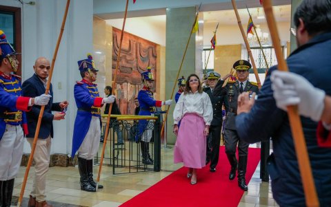 La vicepresidenta María José Pinto asumió el cargo el este 24 de mayo de 2025, tras las elecciones de abril pasado.