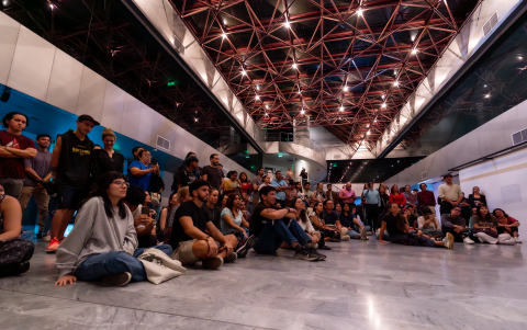 Público asistente a la primera edición de Noches abiertas.