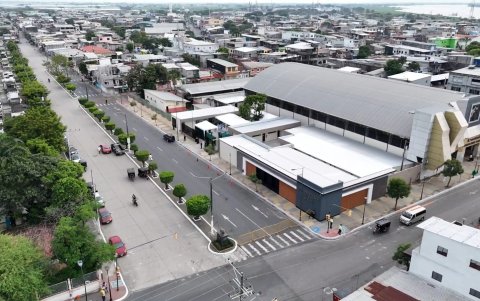 Vista aérea del nuevo centro municipal.