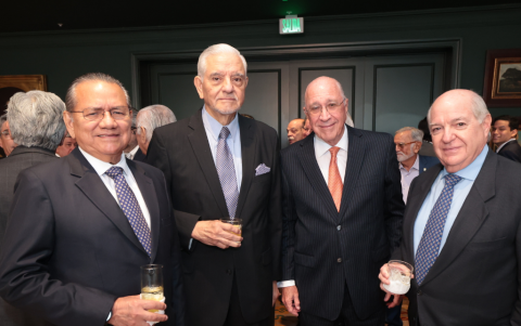 Galo Estrella, Jorge Alvear, Ricardo Noboa y Gustavo Ortega.