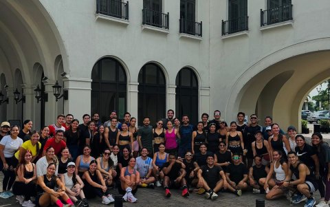 Movimiento. Off-Pace Run Club sigue creciendo en Samborondón con trotes que fortalecen el cuerpo y el alma todos los fines de semana.