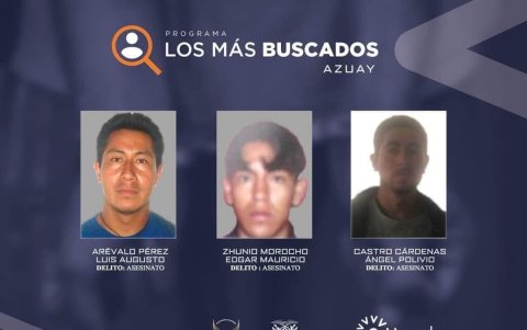 La lista de los más buscado está activa en la provincia de Azuay.