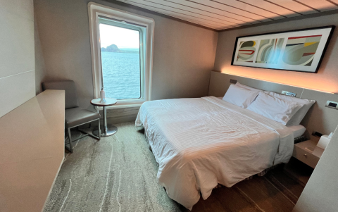 Camarote en el yate La Pinta.